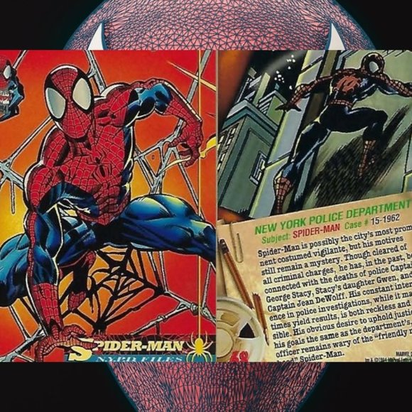 1994 Fleer - The Amazing Spider-Man - Spider-Man N.Y.P.D. Files #89 - Picture 1 of 3